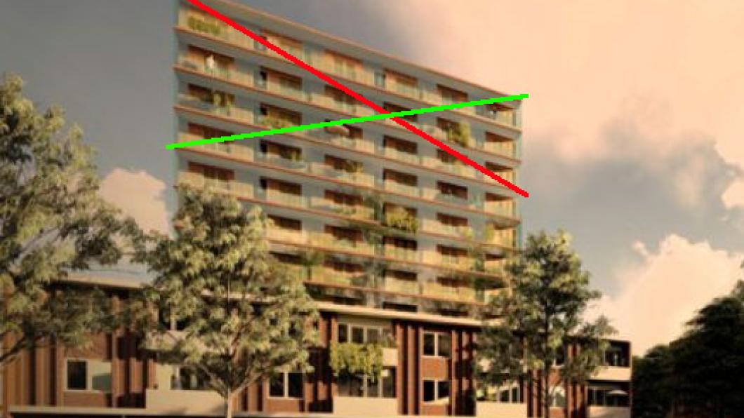 flat 12 hoog nee