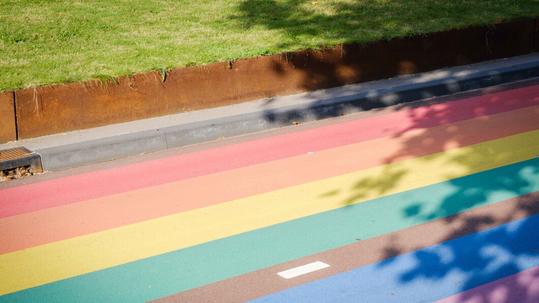 regenboogfietspad