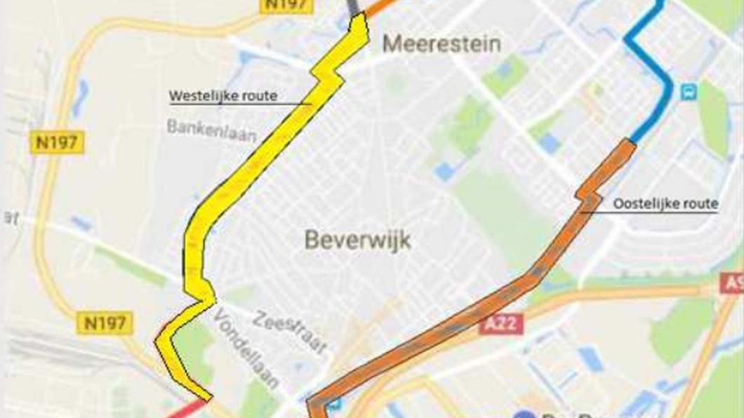 Westelijke en oostelijke doorfietsroute westelijke en oostelijke doorfietsroute.jpg